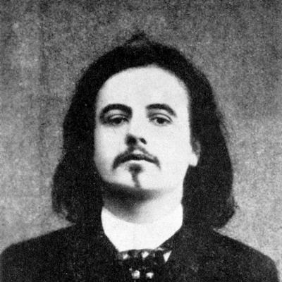 Retrato en blanco y negro de Alfred Jarry