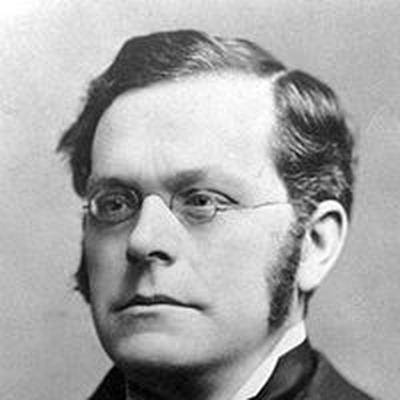 Retrato en blanco y negro de Augustine Birrel