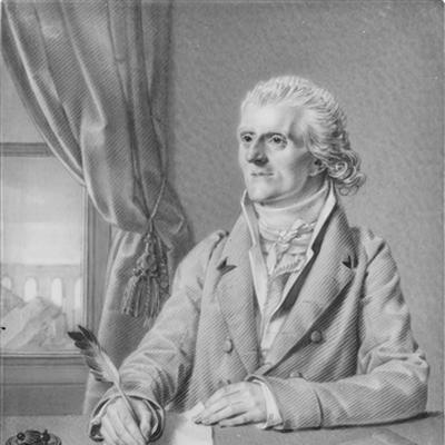Retrato en blanco y negro de Collin D’harleville