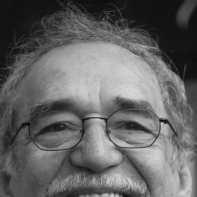 Retrato en blanco y negro de Gabriel GarcÍa MÁrquez