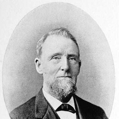 Retrato en blanco y negro de James Howell