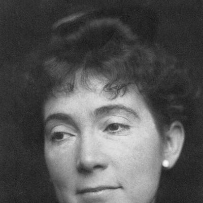Retrato en blanco y negro de John Oliver Hobbes / Mrs. Craigie