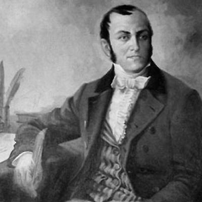 Retrato en blanco y negro de JosÉ MarÍa