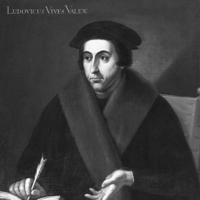 Retrato en blanco y negro de Juan Cuis Vives