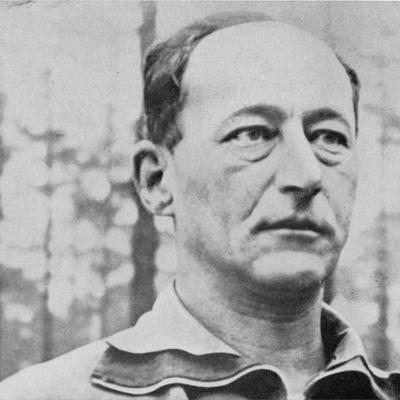 Retrato en blanco y negro de Karl P. Fischer