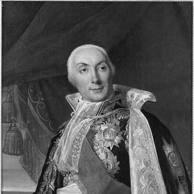 Retrato en blanco y negro de Louis-philippe SÉgur