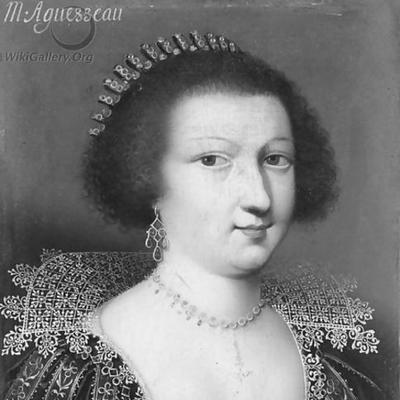 Retrato en blanco y negro de Madame Dardene
