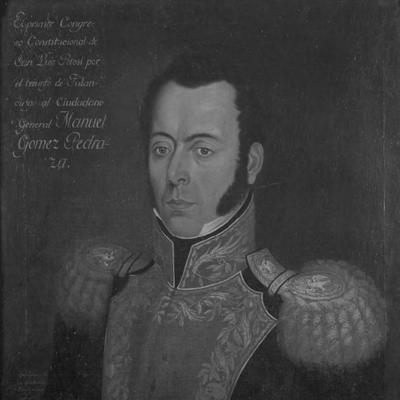 Retrato en blanco y negro de Manuel GÓmez Pedraza