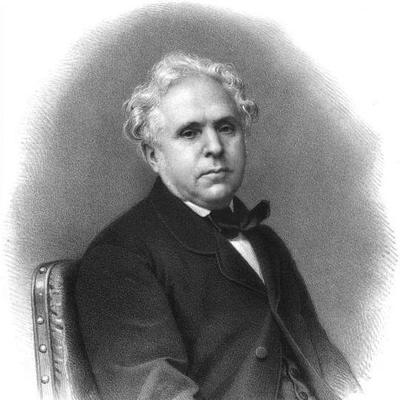 Retrato en blanco y negro de Marie-roch-louis Reybaud