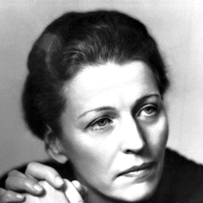 Retrato en blanco y negro de Pearl S. Buck