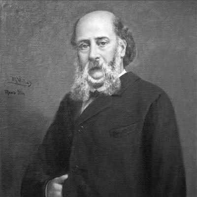 Retrato en blanco y negro de Pedro Mata