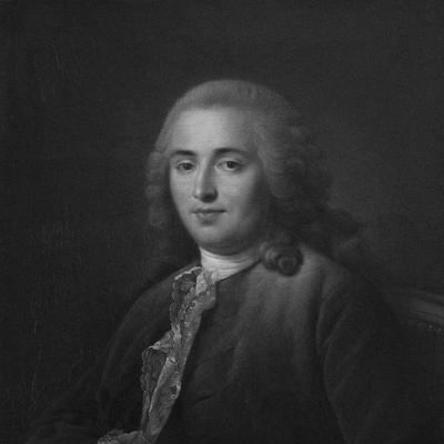 Retrato en blanco y negro de Robert-jacques Turgot