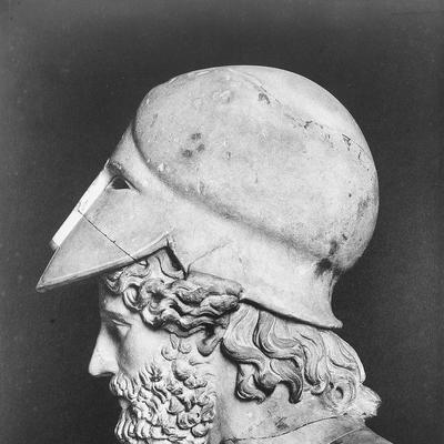 Retrato en blanco y negro de TemÍstocles De Atenas