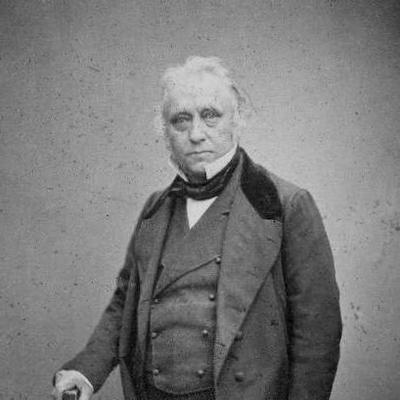 Retrato en blanco y negro de Thomas Babington Macaulay