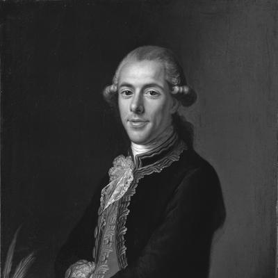 Retrato en blanco y negro de TomÁs De Iriarte