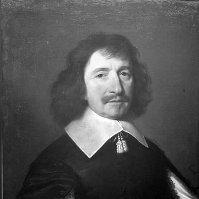 Retrato en blanco y negro de Vicent Voiture