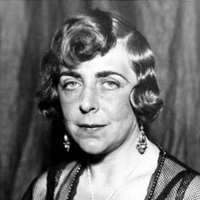 Retrato en blanco y negro de Vicki Baum