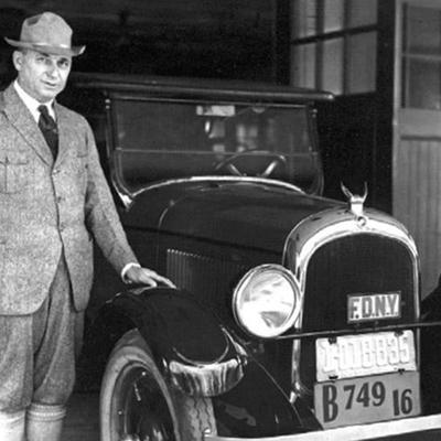 Retrato en blanco y negro de Walther Percy Chrysler